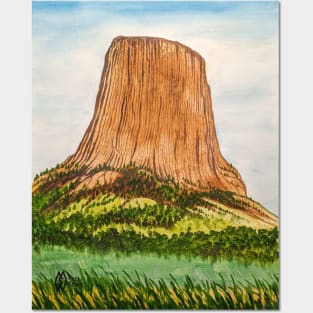 Devils Tower monument Posters and Art